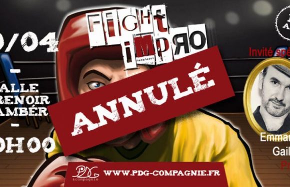 Fight Impro du 10 avril – annulé